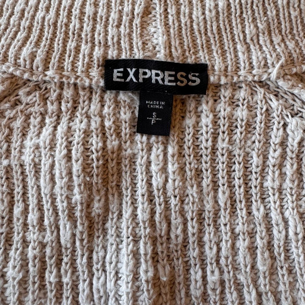 Express Cozy Cream Women's Sweater - Picture 4 of 4